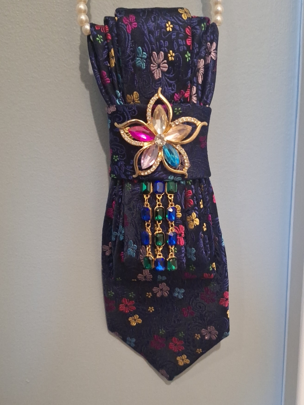 Charles Tyrwhitt Upcycled Necktie Necklace